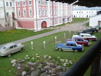 Выставка ретро-автомобилей от клуба "Реал Ретро" в Кремле (2008 май) | № 5 Вид сверху