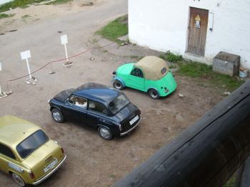 Выставка ретро-автомобилей от клуба "Реал Ретро" в Кремле (2008 май) | № 8 Вид сверху