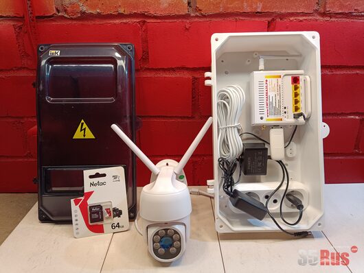 Оборудование и подключение к интернету 4g Wifi Lte | Комплект видеонаблюдения для монтажа всего оборудования на столб. 